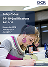 Entry Codes: 14-19 qualifications 2016/17
