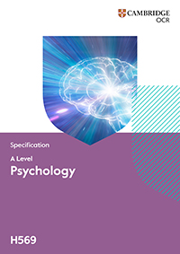 A Level Psychology Spec Cover
