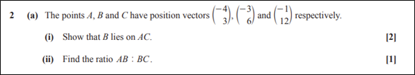 Vector Example Question 3