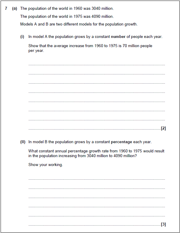 Core maths paper after part 1 Core maths paper after part 1