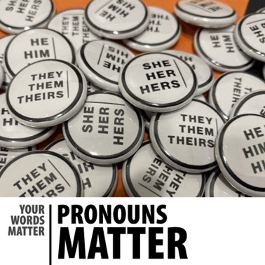 Pride Month - pronoun badges