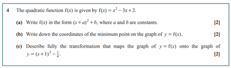 Question 4 AS Maths B (MEI) H630_01 2022